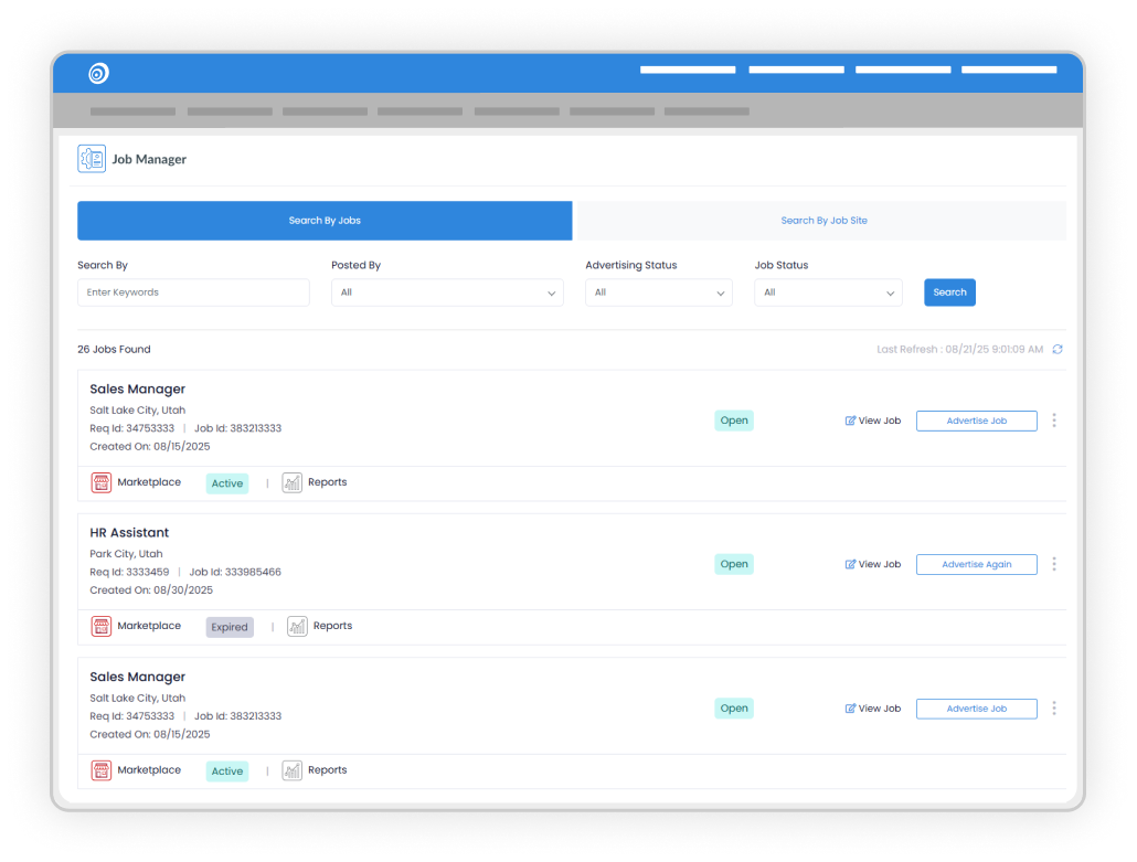 Job Manager - Centralize, Edit & Advertise Jobs Efficiently