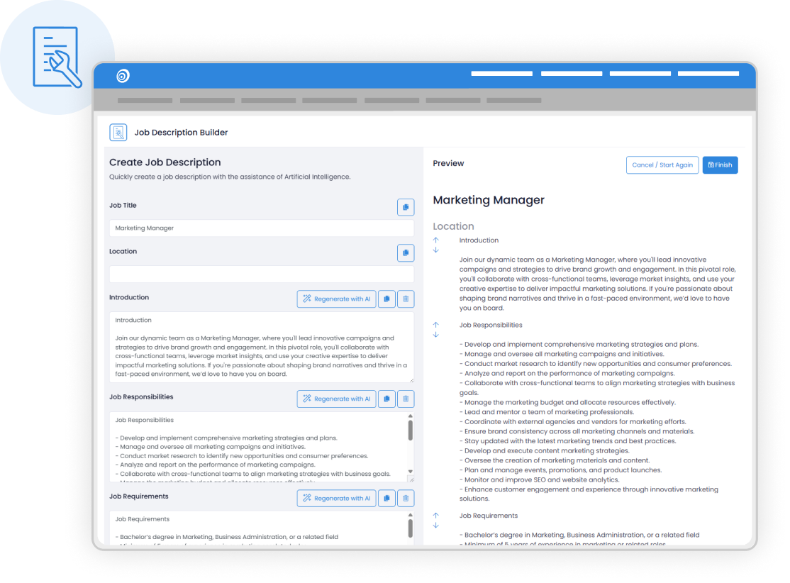 Job Description Builder - Create Professional JDs Fast